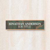 Modernes, Berufliches Bürozeichen Türschild (Vorderseite )