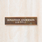 Modernes, Berufliches Bürozeichen Türschild (Vorderseite )