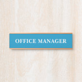 Modernes, Berufliches Bürozeichen Türschild (Vorderseite )
