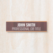 Modernes, Berufliches Bürozeichen Türschild (Vorderseite )