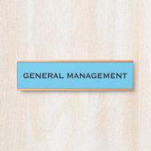 Modernes, Berufliches Bürozeichen Türschild (Vorderseite )