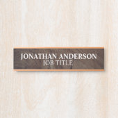 Modernes, Berufliches Bürozeichen Türschild (Vorderseite )