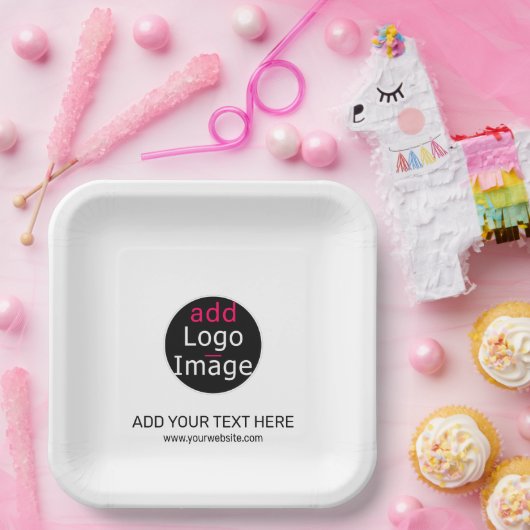 Modernes Berufliches Business-Chic Pappteller (Party)