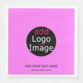 Modernes Berufliches Business-Chill-Out Serviette (Vorderseite)