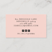 Modernes Berufliches Business Consultant Foto Visitenkarte (Rückseite)