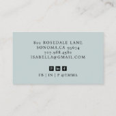 Modernes Berufliches Business Consultant Foto Visitenkarte (Rückseite)