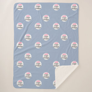 Modernes, Berufliches Business Dusty Blue Sherpadecke