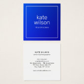 Modernes Berufliches Cobalt Blue (Vorne & Hinten)