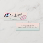 Modernes Berufliches Design, Auge, Lip Mini Visitenkarte (Vorne/Hinten)