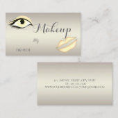 Modernes Berufliches Design, Auge, Lippen Visitenkarte (Vorne/Hinten)