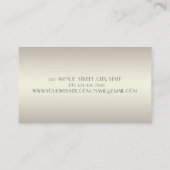 Modernes Berufliches Design, Auge, Lippen Visitenkarte (Rückseite)