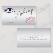 Modernes Berufliches Design, Auge, Lippen Visitenkarte (Vorne/Hinten)