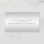 Modernes Berufliches Design, Auge, Lippen Visitenkarte (Rückseite)