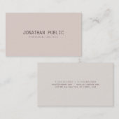 Modernes Berufliches Design Elegante Farben Visitenkarte (Vorne/Hinten)