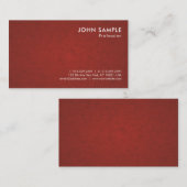 Modernes Berufliches Design Graceful Classy Luxe Visitenkarte (Vorne/Hinten)