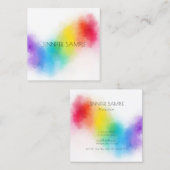 Modernes Berufliches Design Quadratische Visitenkarte (Vorne/Hinten)