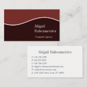 Modernes Berufliches Design Visitenkarte (Vorne/Hinten)