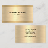 Modernes Berufliches Einfaches Skript Minimalistis Visitenkarte (Vorne/Hinten)