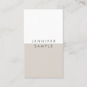 Modernes Berufliches Einfaches Template Elegant Visitenkarte (Vorderseite)