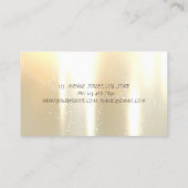 Modernes Berufliches Elegant, Diamanten, Chic Lotu Visitenkarte (Rückseite)