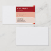 Modernes Berufliches elegantes Design Visitenkarte (Vorne/Hinten)