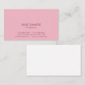 Modernes berufliches elegantes einfacher visitenkarte (Vorne/Hinten)