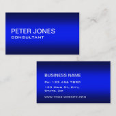 Modernes berufliches elegantes einfaches visitenkarte (Vorne/Hinten)