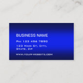 Modernes berufliches elegantes einfaches visitenkarte (Rückseite)
