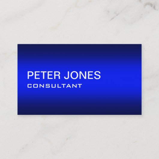 Modernes berufliches elegantes einfaches visitenkarte (Vorderseite)