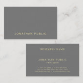 Modernes Berufliches Elegantes kreatives Design Lu Visitenkarte (Vorne/Hinten)