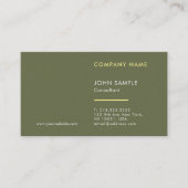 Modernes Berufliches Elegantes Luxus Premium Dick Visitenkarte (Vorderseite)