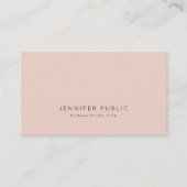 Modernes Berufliches elegantes Minimalistisches De Visitenkarte (Vorderseite)