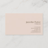 Modernes Berufliches Elegantes Restaurant Visitenkarte (Rückseite)