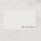 Modernes Berufliches Elegantes Restaurant Visitenkarte (Vorderseite)