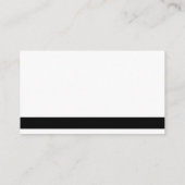 Modernes berufliches elegantes visitenkarte (Rückseite)