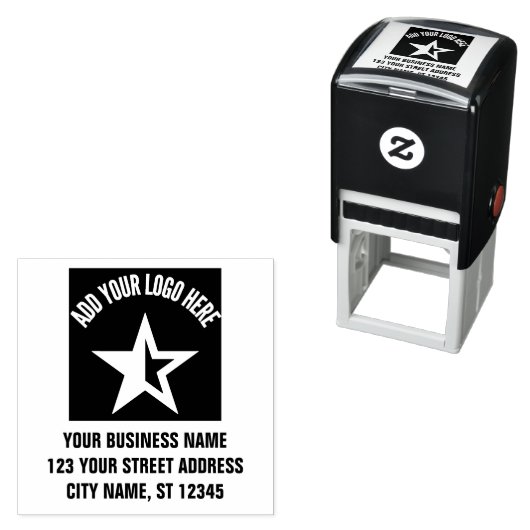 Modernes Berufliches Firmenlogo Permastempel (Beispiel)