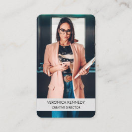 Modernes Berufliches Foto für Geschäftsreisende  Visitenkarte