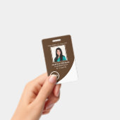 Modernes Berufliches Foto in den Bereichen Weiß un Ausweis (Handheld)