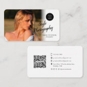 Modernes berufliches Foto  Visitenkarte (Vorne/Hinten)