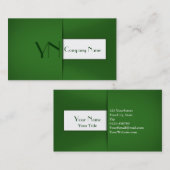 Modernes Berufliches Green Case - Visitenkarte (Vorne/Hinten)