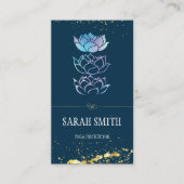 Modernes berufliches Grün holografisch Visitenkarte (Vorderseite)