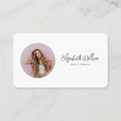 Modernes Berufliches handgeschriebenes Skript Visitenkarte (Vorderseite)