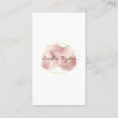 Modernes Berufliches Hinzufügen Ihres Logos Real A Visitenkarte (Rückseite)