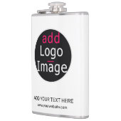 Modernes, Berufliches, individualisierbares Busine Flachmann (Links)