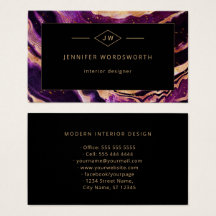 Modernes Berufliches Lila Schwarzes Abstraktes Aga