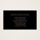 Modernes Berufliches Lila Schwarzes Abstraktes Aga (Rückseite)