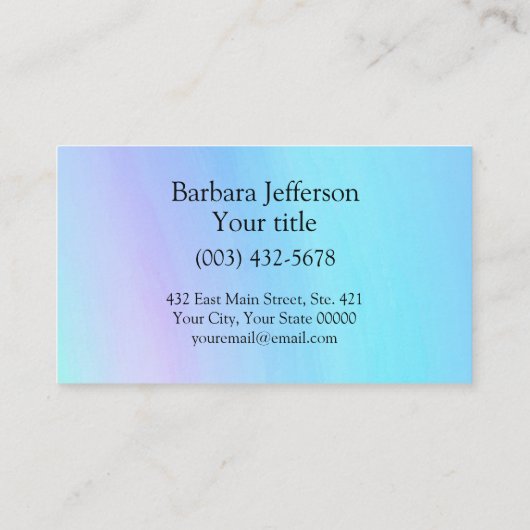 Modernes Berufliches Logo und QR-Code Visitenkarte (Rückseite)