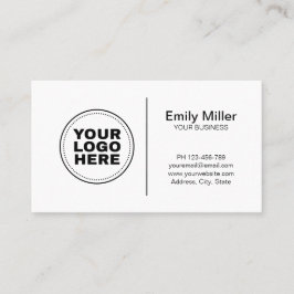 Modernes Berufliches Logo Visitenkarte