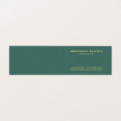 Modernes, Berufliches Monogramm-Buchfalten Visitenkarten (Innenseite Aufgefaltet)