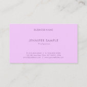 Modernes Berufliches Monogramm luxuriös Visitenkarte (Rückseite)